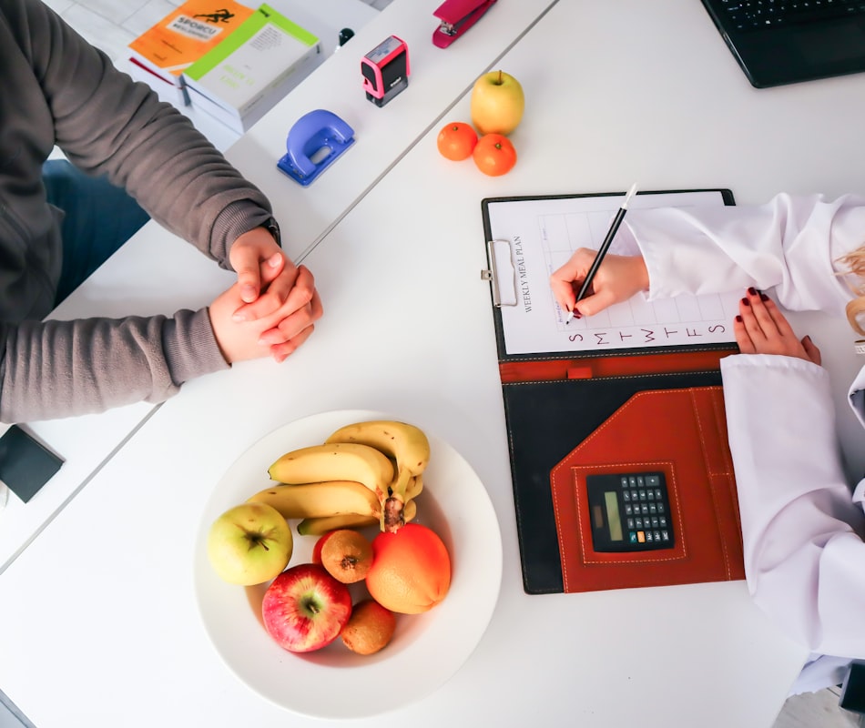 Consulta de nutrición en línea